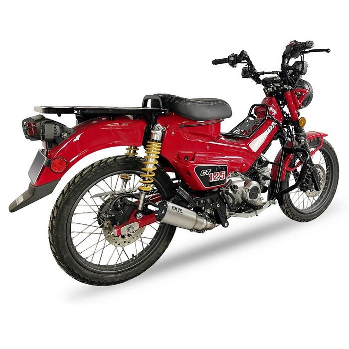 IXIL イクシル レースエクストリーム フルエキ マフラー RC1 マットポリッシュ 344mm HONDA CT 125 TRAIL 2023年式