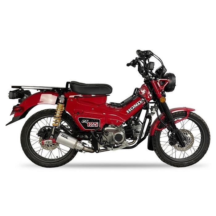 IXIL イクシル レースエクストリーム フルエキ マフラー RC1 マットポリッシュ 344mm HONDA CT 125 TRAIL 2023年式