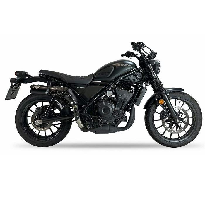 IXIL イクシル レースエクストリーム スリップオン マフラー RB ブラックHTペイント 230 mm HONDA CL 500 2023年式