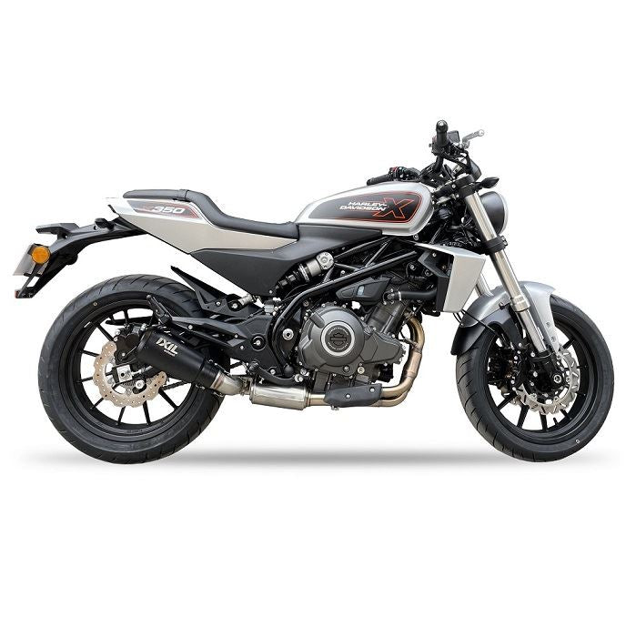IXIL イクシル スリップオン マフラー レースエクストリーム RB ブラックHTペイント 230 mm HARLEY DAVIDSON X350
