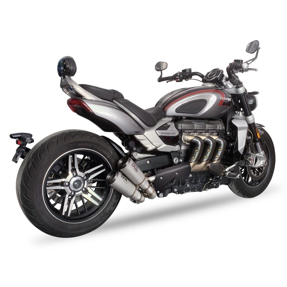 IXIL イクシル スリップオン マフラー RC マットポリッシュ 230 mm TRIUMPH ROCKET III 2020