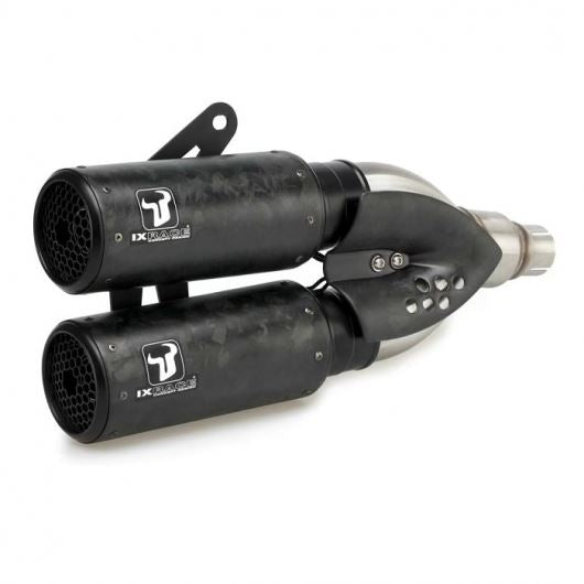 IXRACE アイエックスレース スリップオン マフラー デュアルラウンド DCX2 フォージッドカーボン 約550mm Ducati Mulistrada ムルティストラーダ V4 2023年式