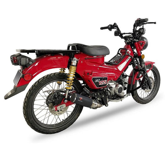 IXRACE アイエックスレース フルエキ マフラー ラウンド DC1 カーボンファイバー 240 mm HONDA CT 125 TRAIL 2023年式