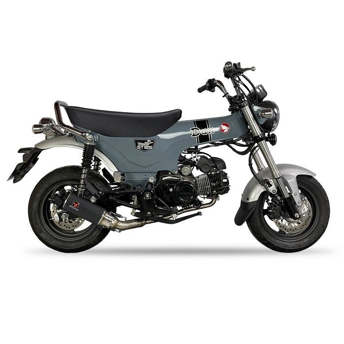 IXRACE アイエックスレース フルエキ マフラー ラウンド DC1 カーボンファイバー 240 mm HONDA ダックス125 DAX125 ST125　2023年式