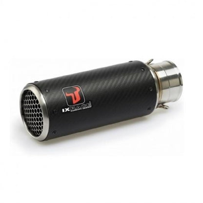 IXRACE アイエックスレース スリップオン マフラー ラウンド DC1 カーボンファイバー 240 mm HONDA XL 750 TRANSALP 2023年式