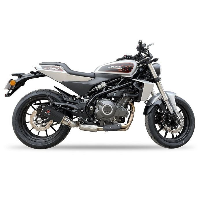 IXRACE アイエックスレース スリップオン マフラー ラウンド DC1 カーボンファイバー 240 mm HARLEY DAVIDSON X350