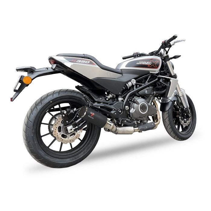 IXRACE アイエックスレース スリップオン マフラー ラウンド DC1 カーボンファイバー 240 mm HARLEY DAVIDSON X350