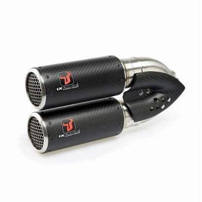 IXRACE アイエックスレース フルEX マフラー DC2 カーボンファイバー 240 mm YAMAHA MT07 14-20
