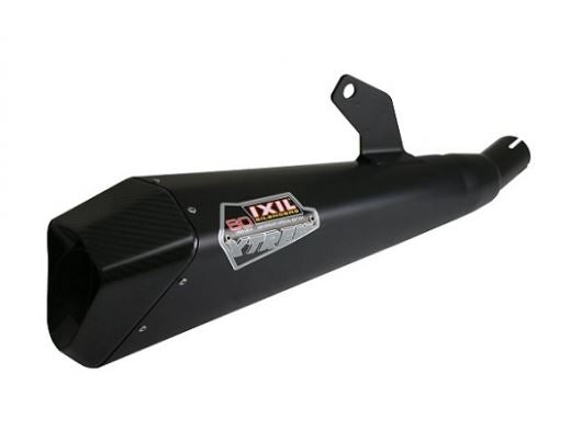 IXIL イクシル スラッシュコーン 左右2本出し スリップオン マフラー X55C ブラックHTペイント 331 mm DUCATI M 696 MONSTER '08-'13 RIGHT+LEFT SIDE Slip on