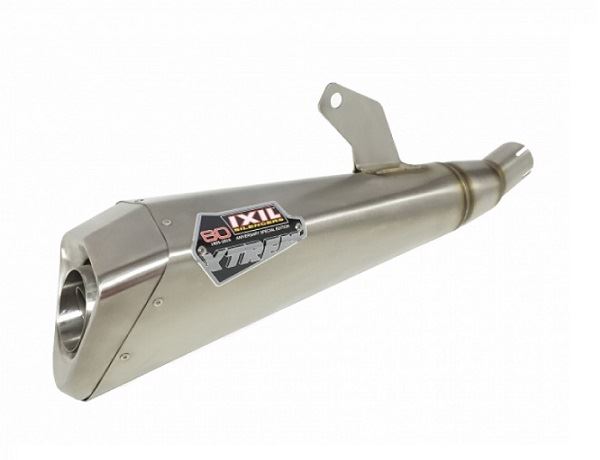 IXIL イクシル スラッシュコーン 左右2本出し スリップオン マフラー X55SS マット ポリッシュ 370 mm DUCATI M 696 MONSTER '08-'13 RIGHT+LEFT SIDE Slip on