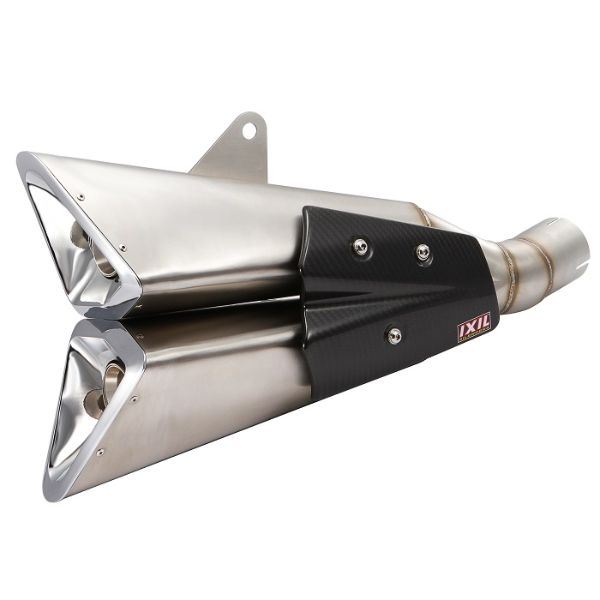 IXIL イクシル デュアルスラッシュコーン スリップオン マフラー X55S2 マット ポリッシュ 330 mm DUCATI MONSTER 1200