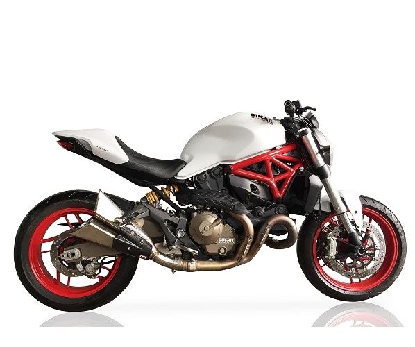 IXIL イクシル デュアルスラッシュコーン スリップオン マフラー X55S2 マット ポリッシュ 330 mm DUCATI MONSTER 821