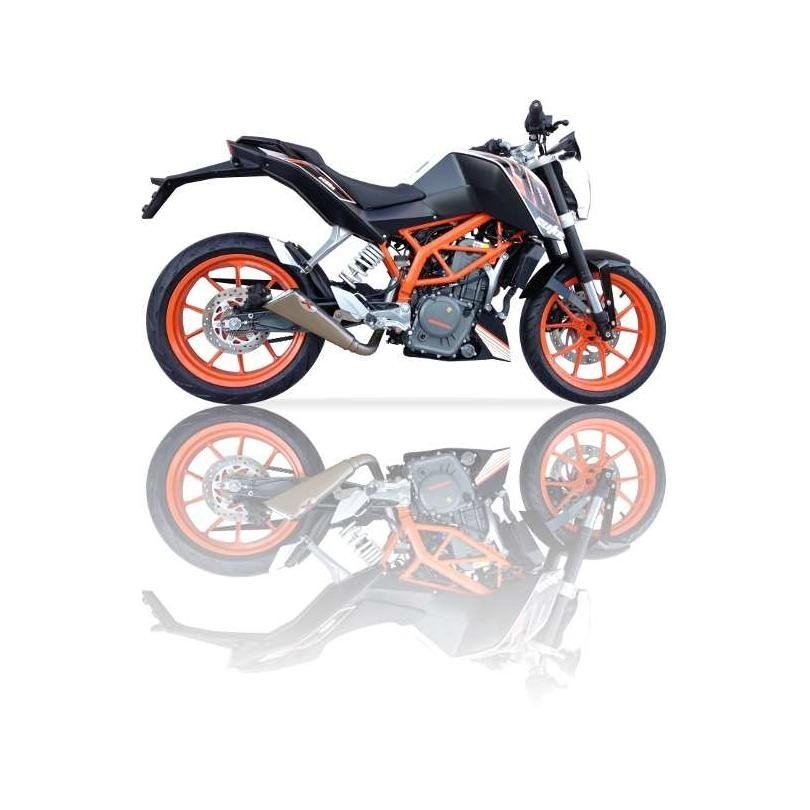 IXIL Slip-On Muffler X55SS Matt Polished KTM DUKE390