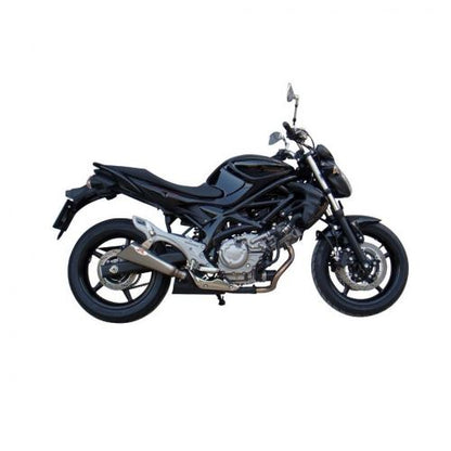 IXIL イクシル スリップオン マフラー スラッシュコーンタイプ X55SS マット ポリッシュ 370 mm SUZUKI SFV 650 GLADIUS 09-15 WVCX