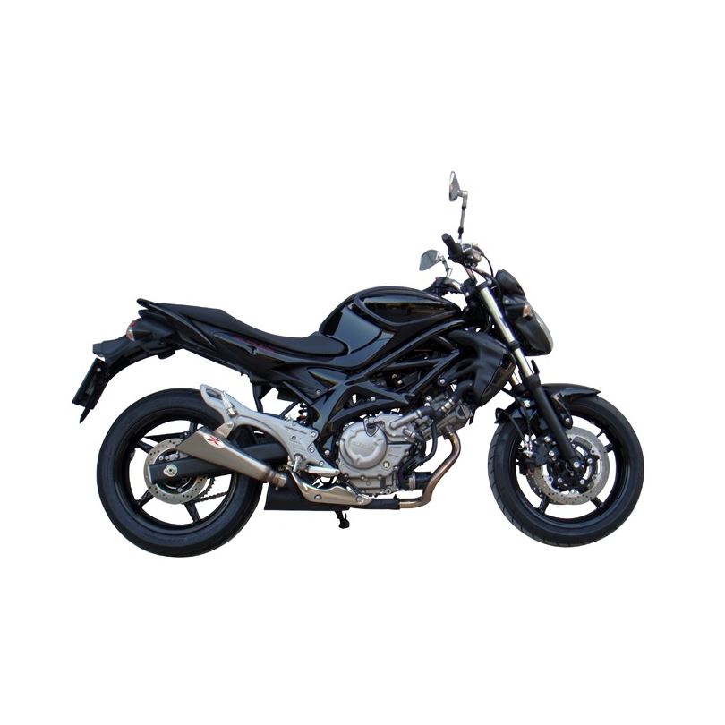 IXIL イクシル スリップオン マフラー X55SS マット ポリッシュ 370 mm SUZUKI SFV 650 GLADIUS 09-15 WVCX
