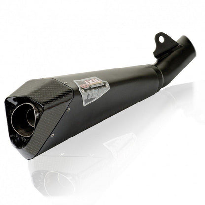 IXIL イクシル スリップオン マフラー スラッシュコーンタイプ X55 Black HT paint 350 mm SUZUKI GSR 750 11-15