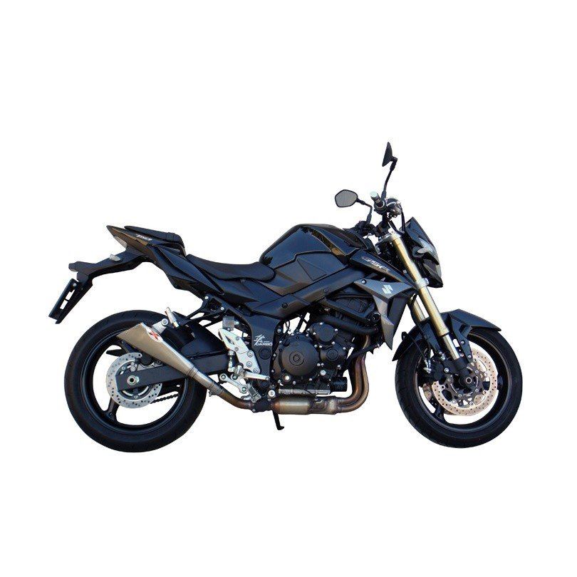 IXIL イクシル スリップオン マフラー スラッシュコーンタイプ X55SS マット ポリッシュ 370 mm SUZUKI GSR 750 11-15
