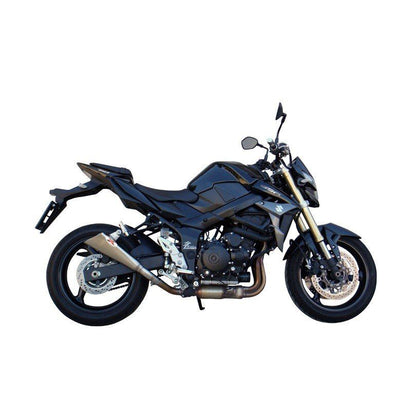 IXIL イクシル スリップオン マフラー スラッシュコーンタイプ X55SS マット ポリッシュ 370 mm SUZUKI GSR 750 11-15