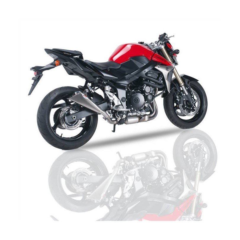 IXIL イクシル スリップオン マフラー スラッシュコーンタイプ X55SS マット ポリッシュ 370 mm SUZUKI GSR 750 11-15