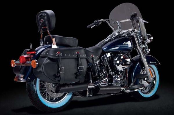 IRONHEAD アイアンヘッド 2本出し スリップオン マフラー HC1-3B マットブラック 400 mm HARLEY DAVIDSON SOFTAIL BREAKOUT UPPER+LOWER MUFFLER 2013-2016 SOFTAIL HERITAGE CLASSIC UPPER+LOWER MUFFLER 2007-2016