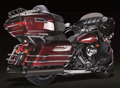 IRONHEAD アイアンヘッド 2本出し スリップオン マフラー HC2-1B マットブラック 670 mm HARLEY DAVIDSON TOURING ROAD KING RIGHT+MUFFLER)2017