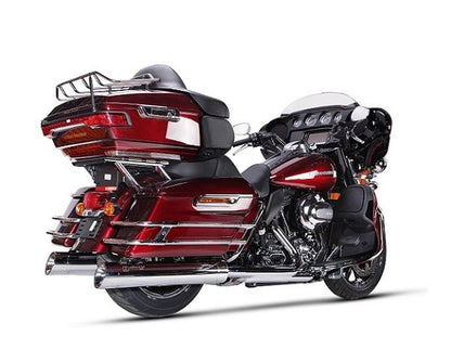 IRONHEAD アイアンヘッド 2本出し スリップオン マフラー HC2-1C クロームメッキ 670 mm HARLEY DAVIDSON TOURING ROAD KING RIGHT+LEFT MUFFLER)2017