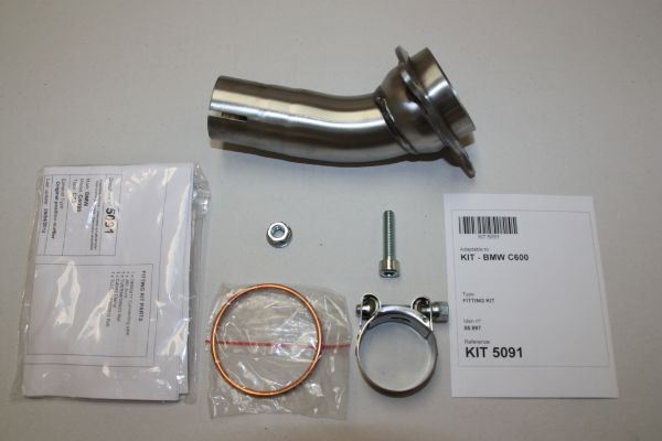 IXIL イクシル オーバル チタン スリップオン マフラー VTI チタニウム 393 mm BMW C 600 SPORT '12-'15