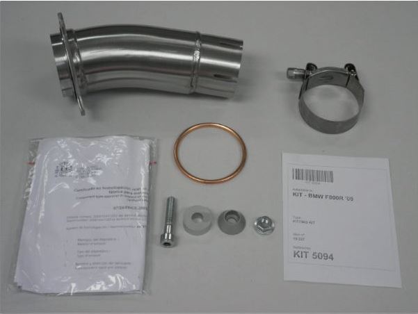 IXIL イクシル オーバル チタン スリップオン マフラー VTI チタニウム 393 mm BMW F 800 R GS '09-'15