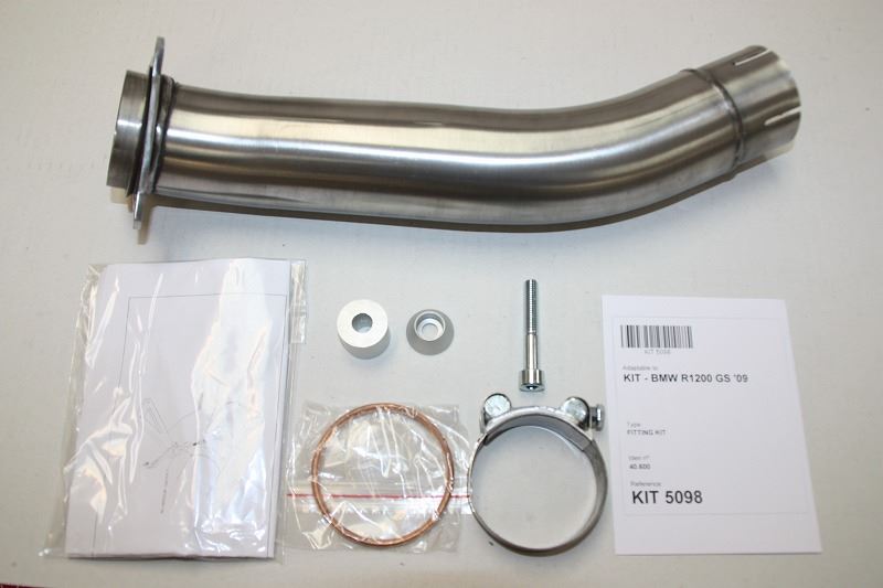 IXIL イクシル フルエキ マフラー SOVE マット ポリッシュ 493 mm BMW R 1200 GS ADVENTURE 06-09