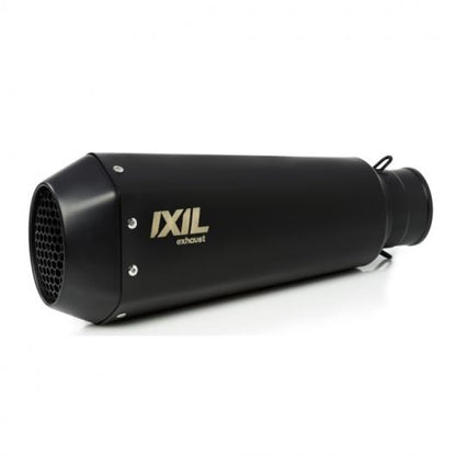 IXIL イクシル ヘキサコーン スリップオン マフラー RC1B ブラックHTペイント 344mm BENELLI TRK 502