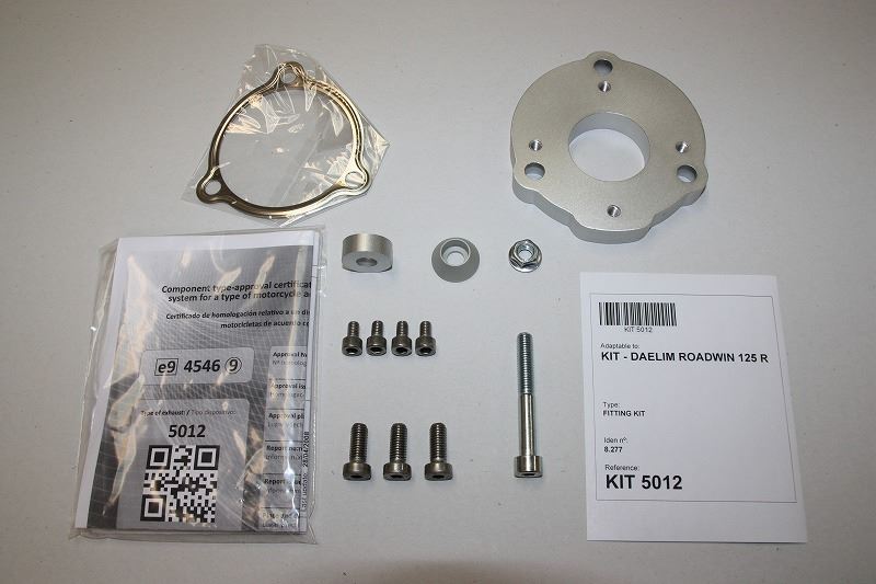 IXIL イクシル フルエキ マフラー SOVS マット ポリッシュ 393 mm デーリム ROADWIN 250 R 12-14