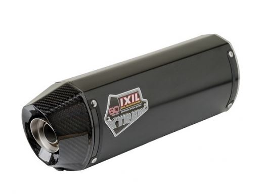 IXIL イクシル オーバル 左右2本出し スリップオン マフラー XOVC ブラックHTペイント 413 mm DUCATI 848 '08-'10 1098 '07-'10 RIGHT+LEFT SIDE Slip on