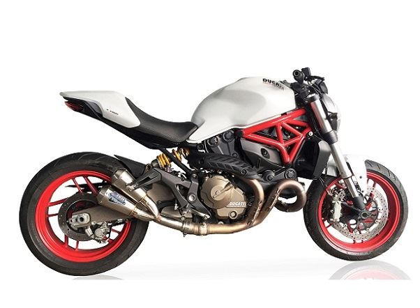 IXIL イクシル コニカル スリップオン マフラー RC2 マットポリッシュ 220 mm DUCATI MONSTER 821