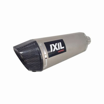 IXIL Ixil Oval Full Exhaust Muffler VTR Matte Polish 420 mm CF MOTO NK 250-300 SR 250-300 RACE Specification