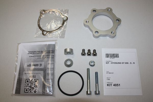 IXIL イクシル オーバル チタン スリップオン マフラー VTI チタニウム 393 mm HYOSUNG GT 650 - S - R