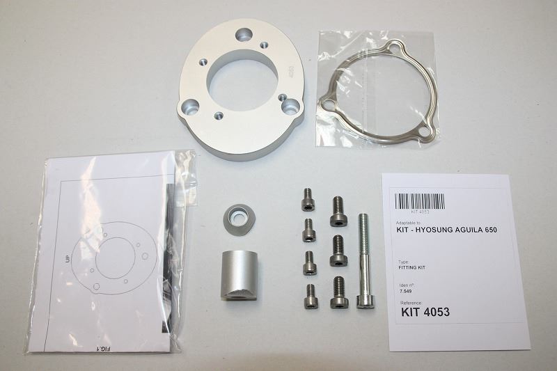 IXIL イクシル フルエキ マフラー SOVS マット ポリッシュ 393 mm ヒョースン GV 650 AQUILA 06-12