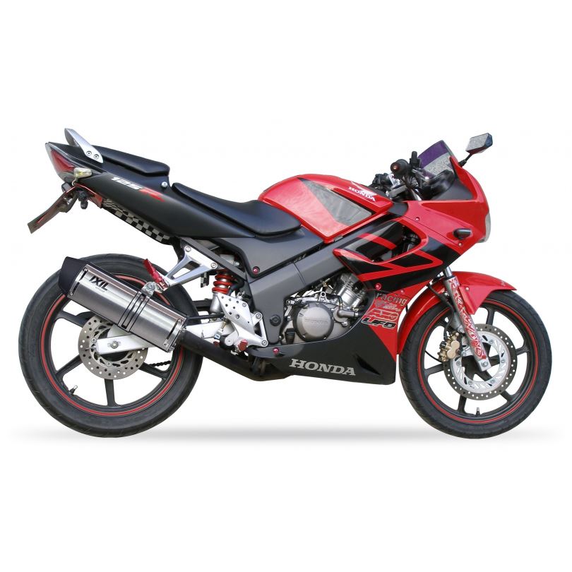 IXIL イクシル スリップオン マフラー SOVE マット ポリッシュ 493 mm HONDA CBR 125 R ´04 -´10 J34-J39