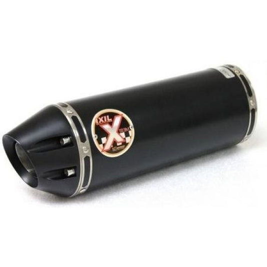 IXIL イクシル ステンレス ショート フルエキゾースト マフラー OH6016VXS Black HT paint 393mm CBF125 09-12)JC40