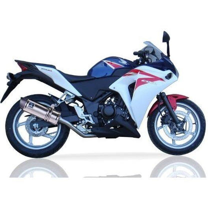 IXIL イクシル フルエキゾースト ステンレス マフラー OH6019VSE Matt polish 493 mm CBR250R 2011年式