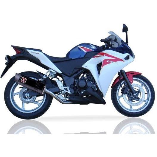 IXIL イクシル フルエキゾースト ステンレス マフラー OH6019VXS Black HT paint 393 mm CBR250R 2011年式