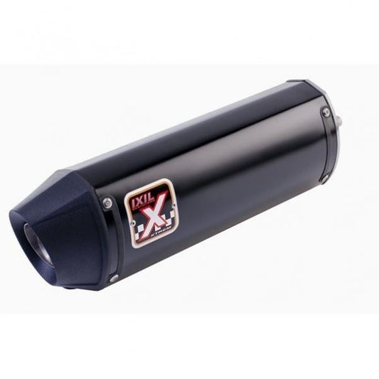 IXIL イクシル フルエキゾースト ステンレス マフラー OH6020VXS Black HT paint 393 mm VTR 250i 10-12 INJECTION