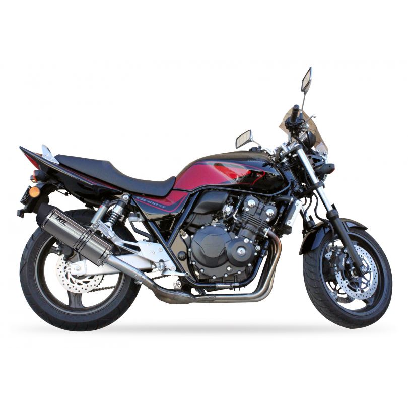 IXIL イクシル スリップオン マフラー SOVE マット ポリッシュ 493 mm HONDA CB 400 EFI エキゾーストフューエルインジェクション ´09 -´12 NC42