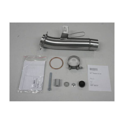 IXIL イクシル オーバル チタン スリップオン マフラー XOVC ブラックHTペイント 413 mm HONDA CB500 S '93-'04 PC26.PC32