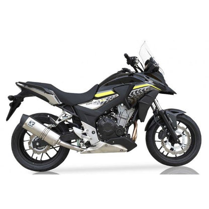 IXIL イクシル オーバル スリップオン マフラー SOVE マット ポリッシュ 493 mm HONDA CBR500R CB500F CB500X '13-'18 SLIP ON