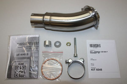 IXIL Slip-On Muffler XOVC Black HT Paint 413 mm 2.1 kg 1 pc CB600F/S HORNET/CBR600F