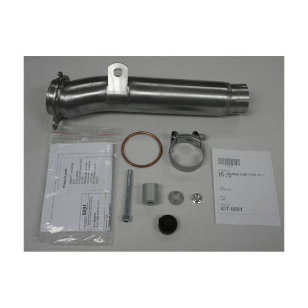 IXIL Ixil Slip-On Twin Exhaust SOVS Matt Polished 393 mm 2.1 kg 2 Pieces CBR1100XX/X11 CB1100SF