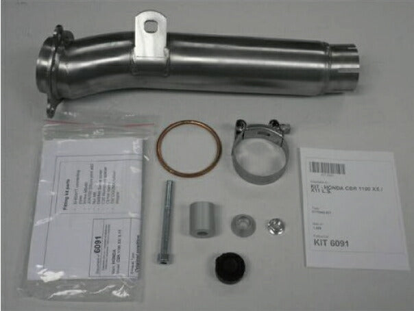 IXIL イクシル スリップオン 左右2本出し マフラー VTI チタニウム 393 mm 1.5 kg 2本 CBR1100XX