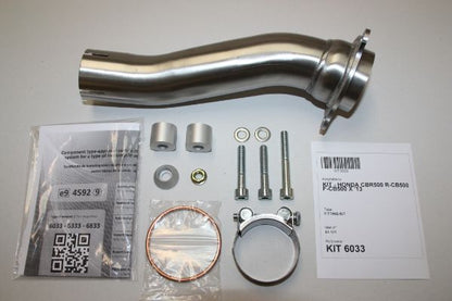 IXIL イクシル フルEX マフラー XOVS ブラックHTペイント 413 mm 3 kg 1本 CBR500R/CB500F/CB500X