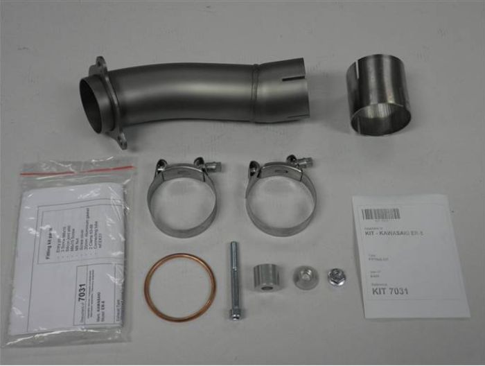 IXIL イクシル スリップオン マフラー XOVC ブラックHTペイント 393 mm 2.1 kg 1本 ER-5