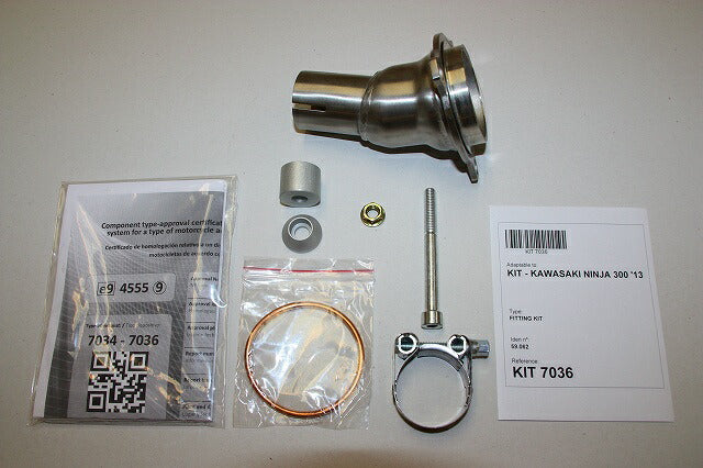 IXIL イクシル スリップオン マフラー SOVS マットポリッシュ 393 mm 2.1 kg 1本 NINJA250-300R